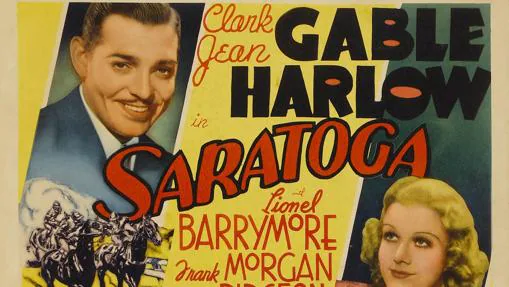 Cartel promocional de la película 'Saratoga'.