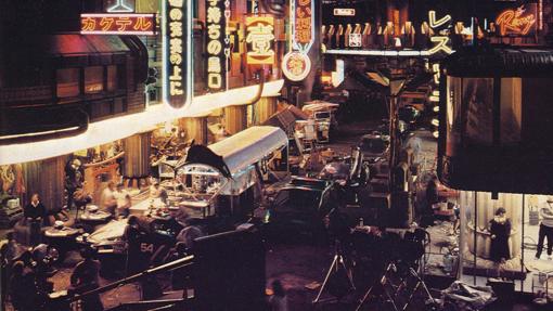 Decorado de la primera entrega de 'Blade Runner'.