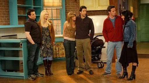 Fotograma del último episodio de la serie 'Friends'.