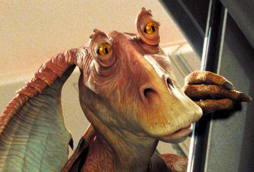 Ja Jar Bins es uno de los personajes más odiados de la saga 'Star Wars'.