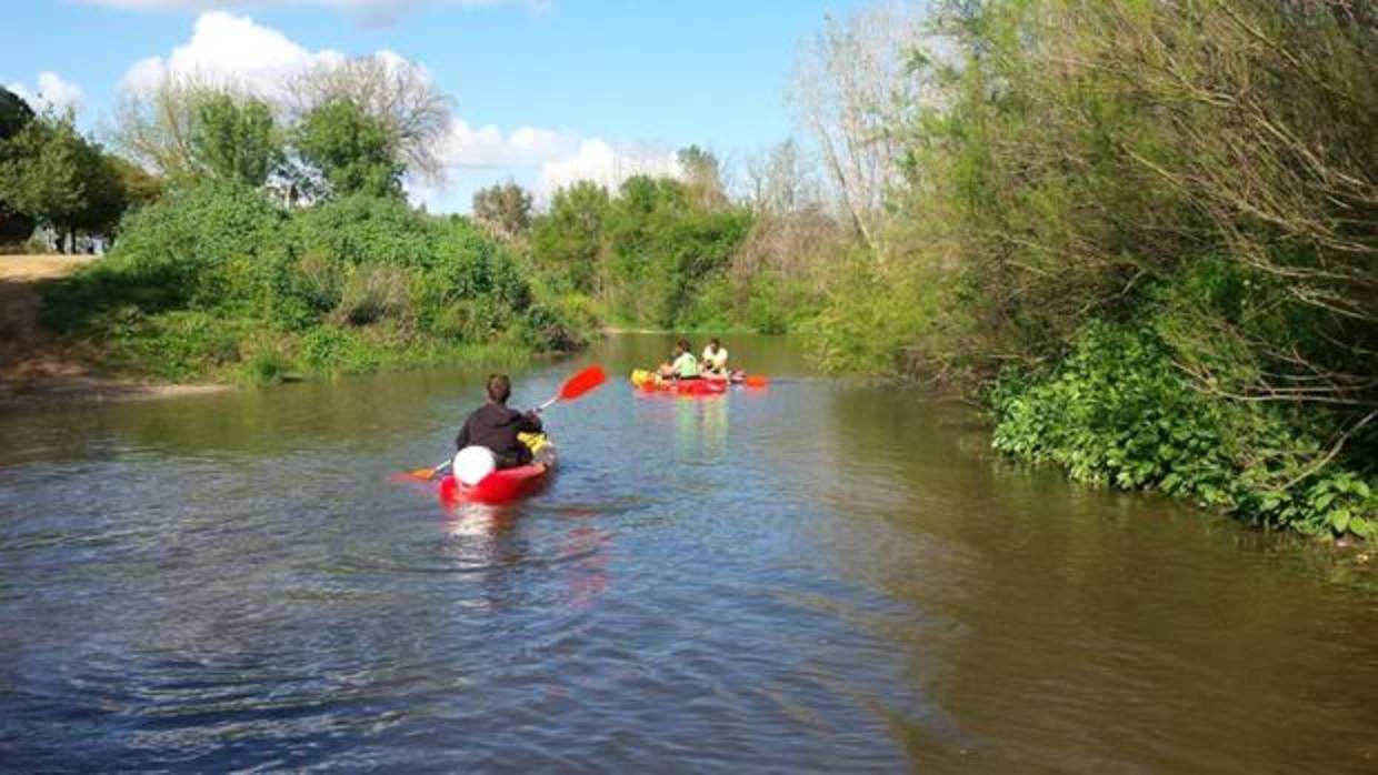 Las actividades deportivas son frecuentes en el entorno del río