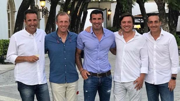 El exfutbolista Luis Figo se deja ver por la provincia de Cádiz