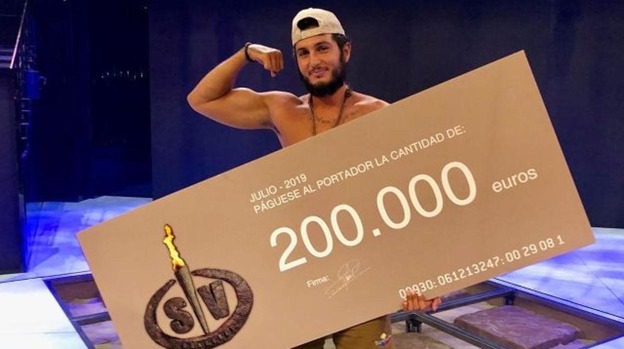 Omar Montes, vencedor de 'Supervivientes 2019'.