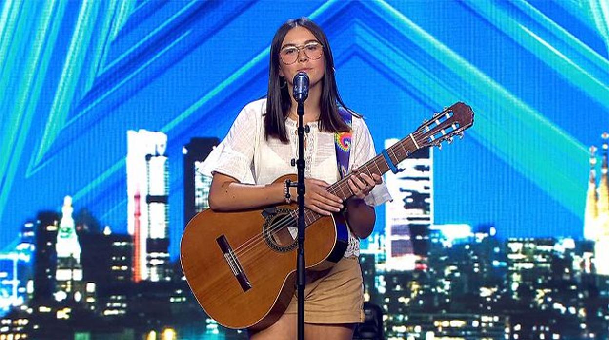 Chiara, actuando en 'Got Talent'.