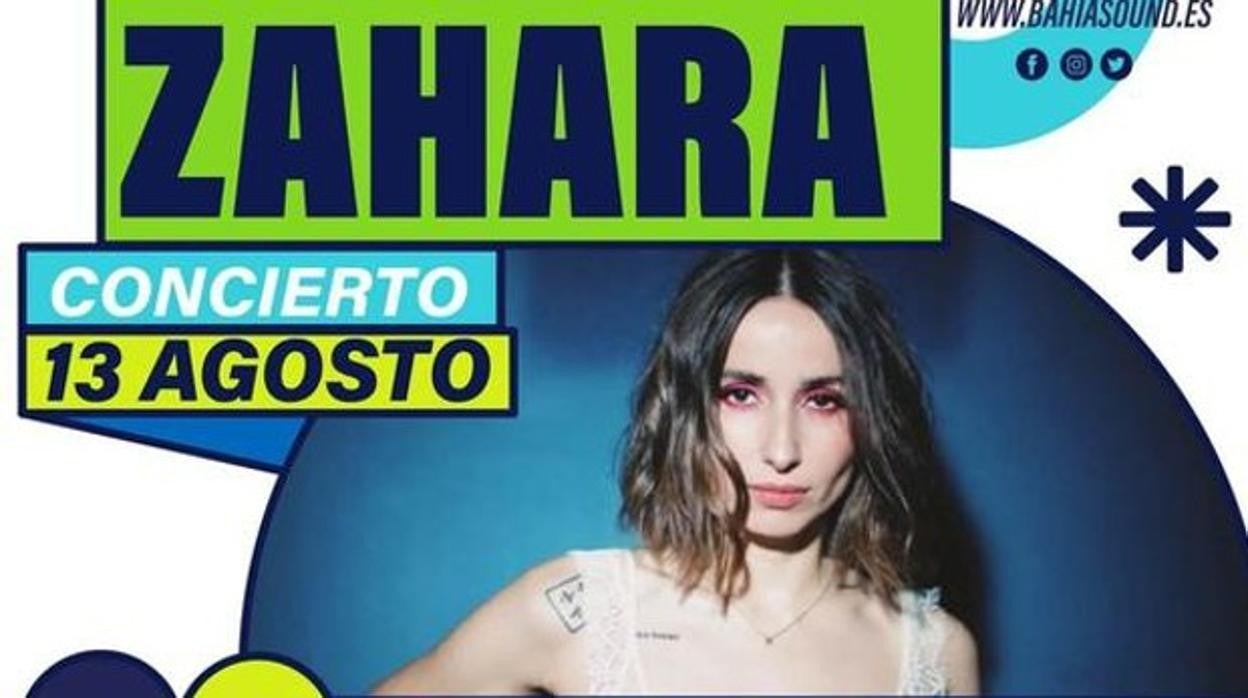 Cartel del concierto de Zahara