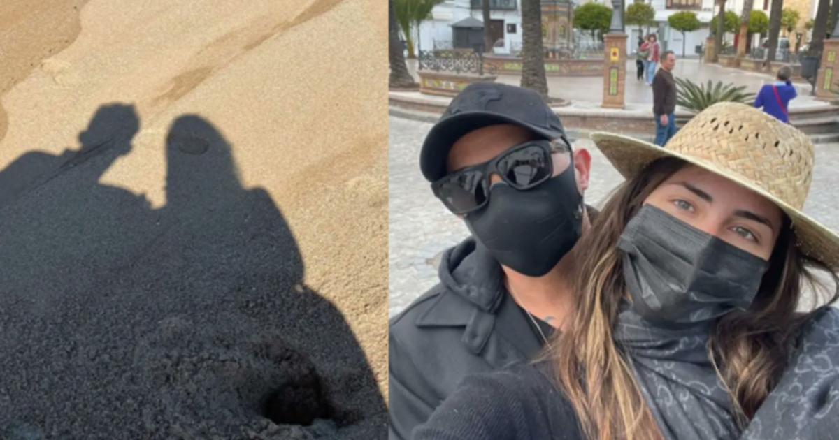 Alejandro Sanz y Rachel Valdés se pasean por Vejer