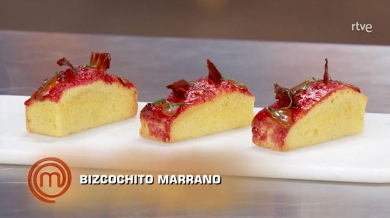 El bizcochito marrano de la gaditana María Lo en MasterChef