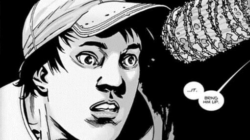 El Glenn de los cómics a punto de conocer la dureza de Lucille, el bate de Negan