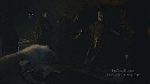 ¿Se enfrenta Sir Davos a los asesinos de Jon Nieve?