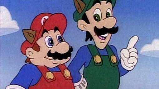 Mario y Luigi en la serie de los 90