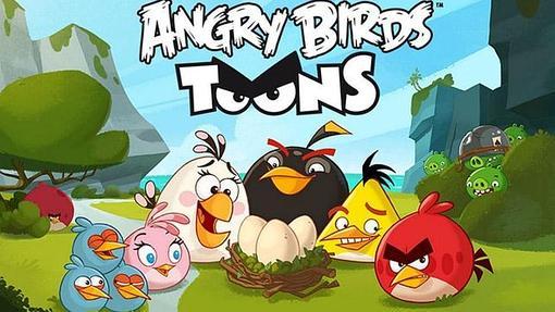 Los Pájaros Enfadados de la serie animada «Angry Birds»