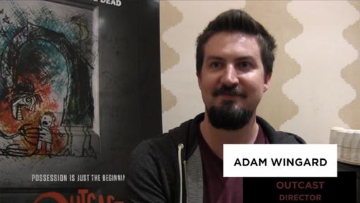 Adam Wingard presentando «Outcast»