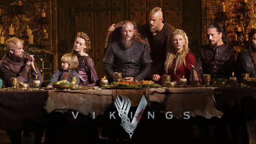 Ragnar y el resto de protagonistas de Vikingos