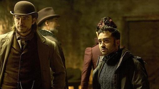 J.A. Bayona en el rodaje de Penny Dreadful