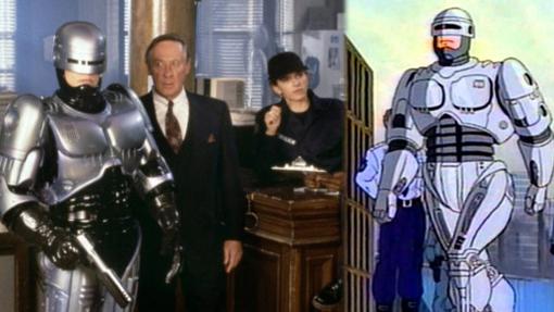 Dos de los tres Robocops que vimos en televisión