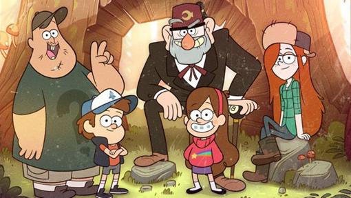 Los protagonistas de Gravity Falls