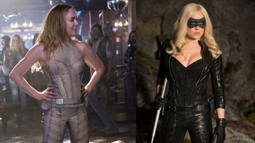 Caity Lotz como Sara Lance, la chica que hizo de Canario Blanco y Canario Negro