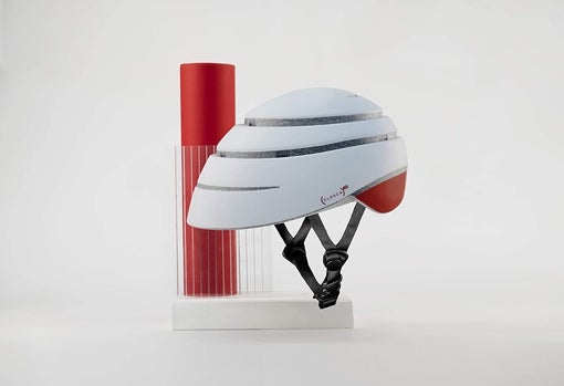 Casco de bicicleta plegable