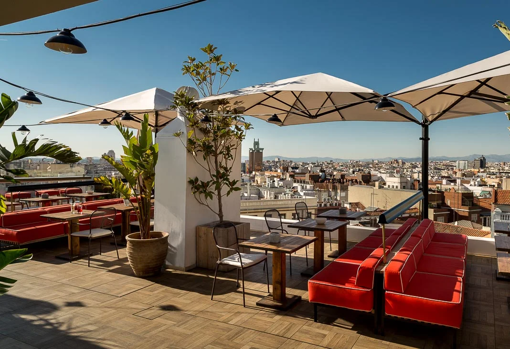 El Cielo de Alcalá es la terraza panorámica del Hotel H10 Puerta de Alcalá / H10 Hoteles.