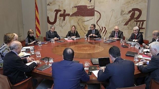 Reunión semanal del gobierno catalán