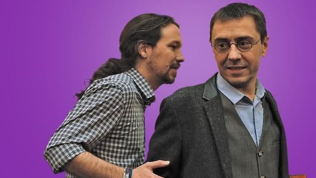 Pablo Iglesias junto a Juan Carlos Monedero en una imagen de archivo