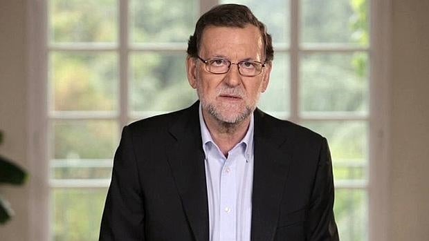 El vídeo de Mariano Rajoy grabado en La Moncloa