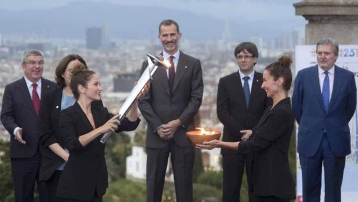 Imagen de uno de los actos conmemorativos del 25 aniversario de los Juegos de Barcelona