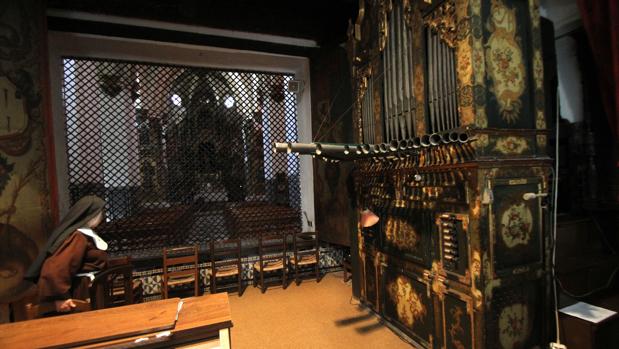 Órgano del Convento de Santa Inés que inspiró a Gustavo Adolfo Bécquer y que las monjas han mandado a restaurar