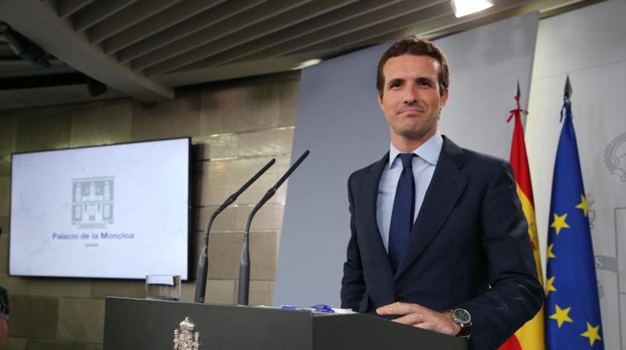 Pablo Casado, presidente del PP