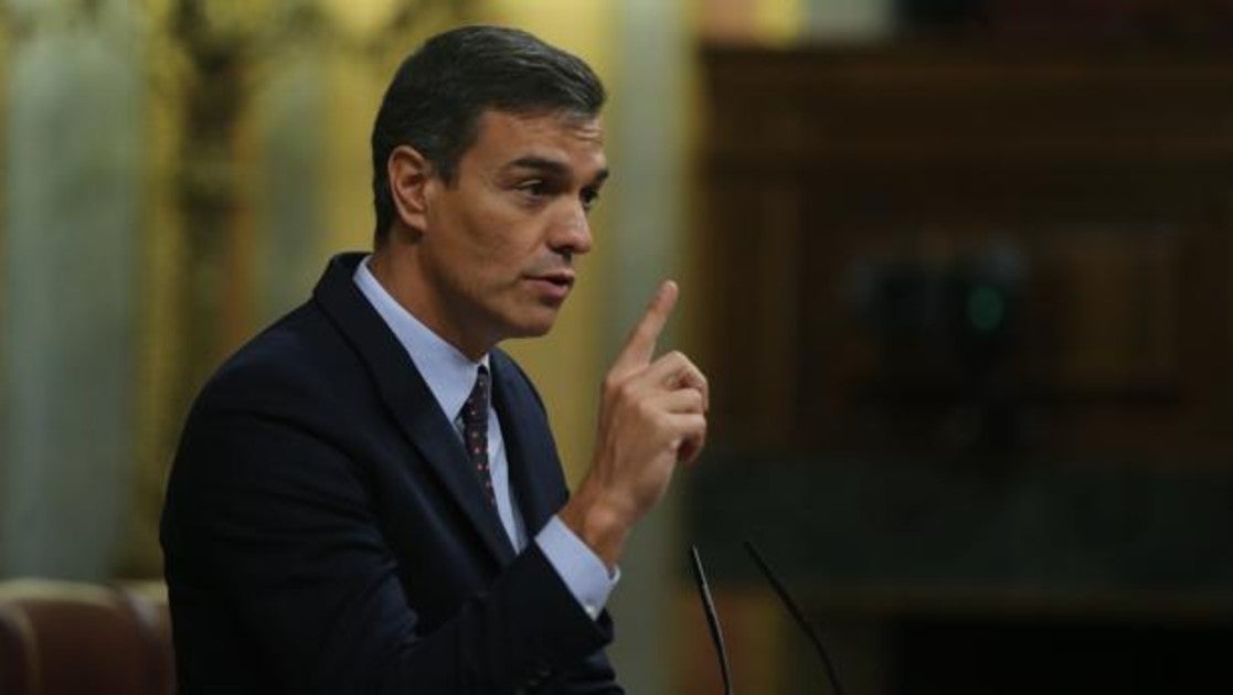 Pedro Sánchez en el Congreso.