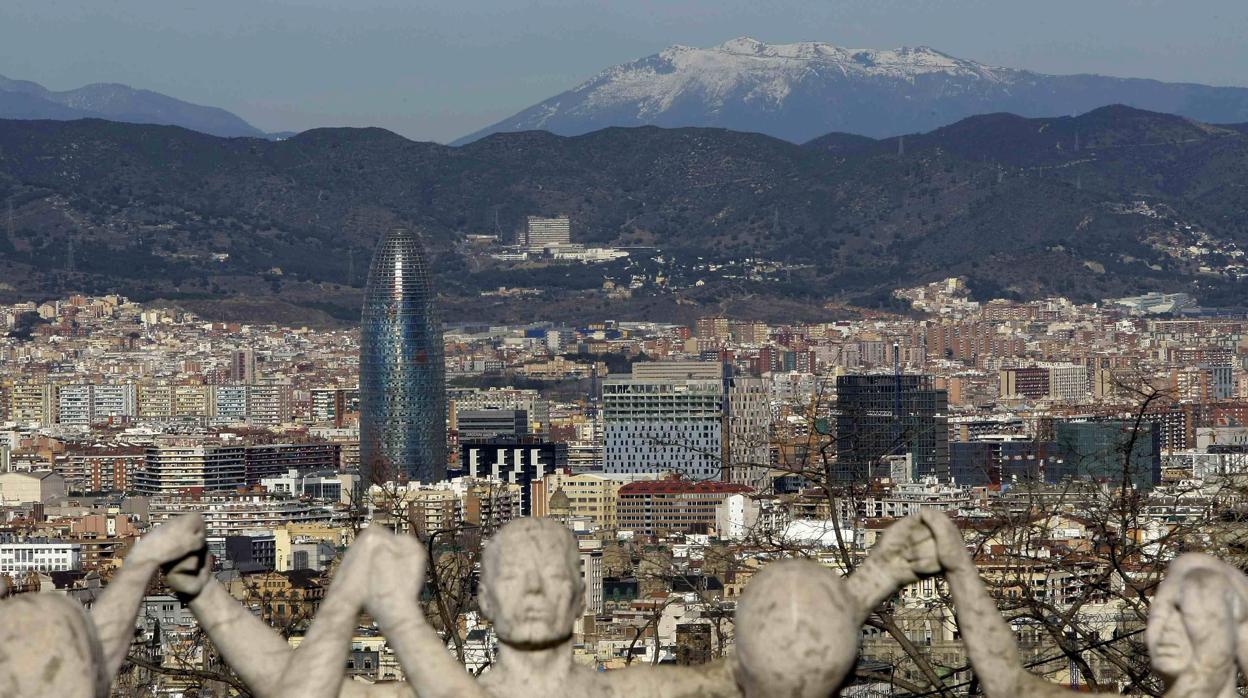 Horizonte de Barcelona, ciudad donde transcurre el relato