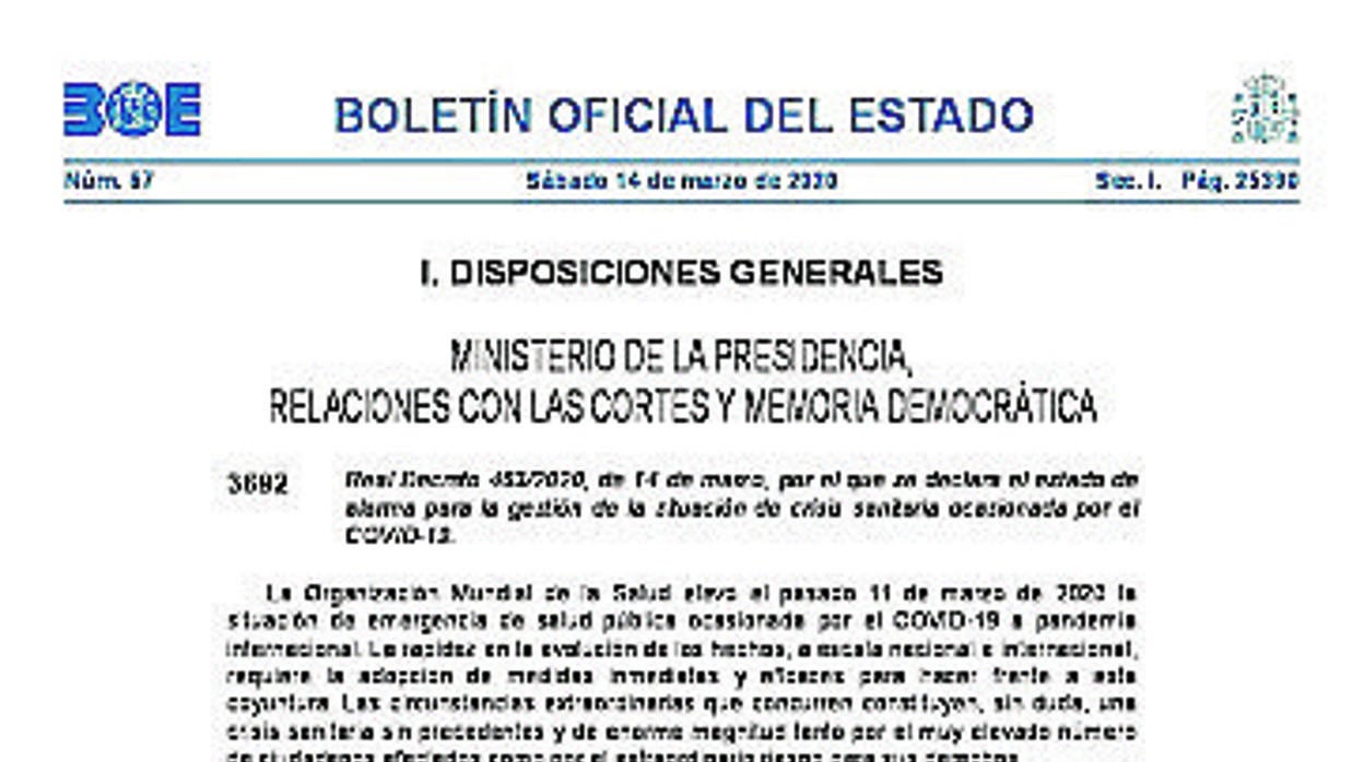 José Antonio García-Trevijano Garnica: Alarma o despropósito