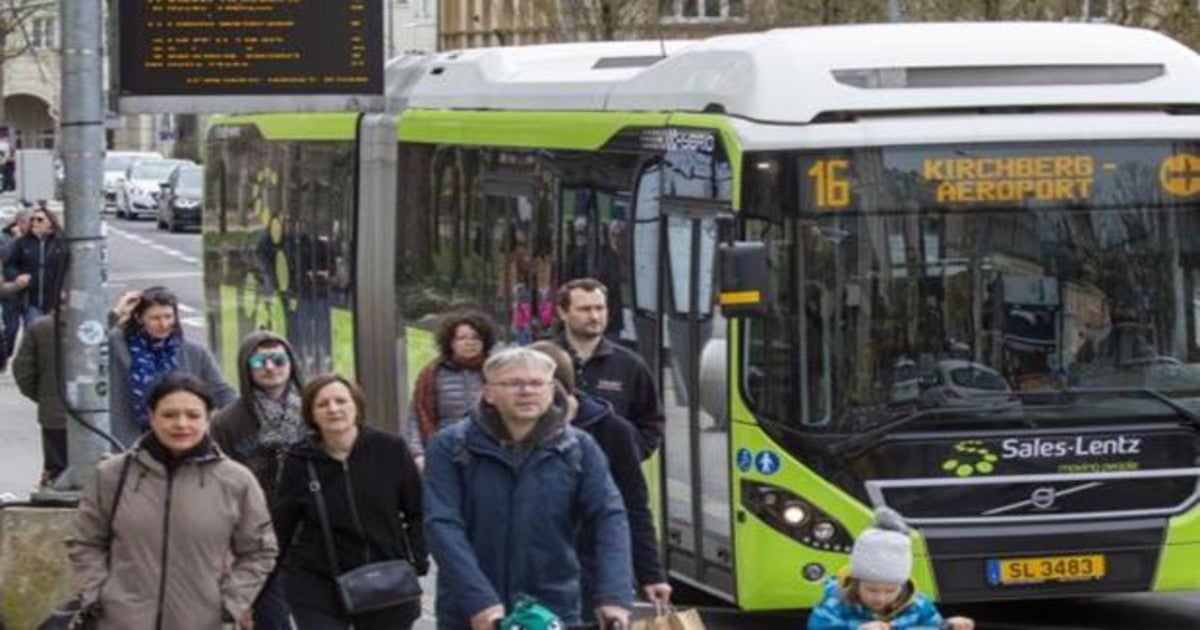 Imagen de archivo de Luxemburgo, donde el transporte público es gratuito.