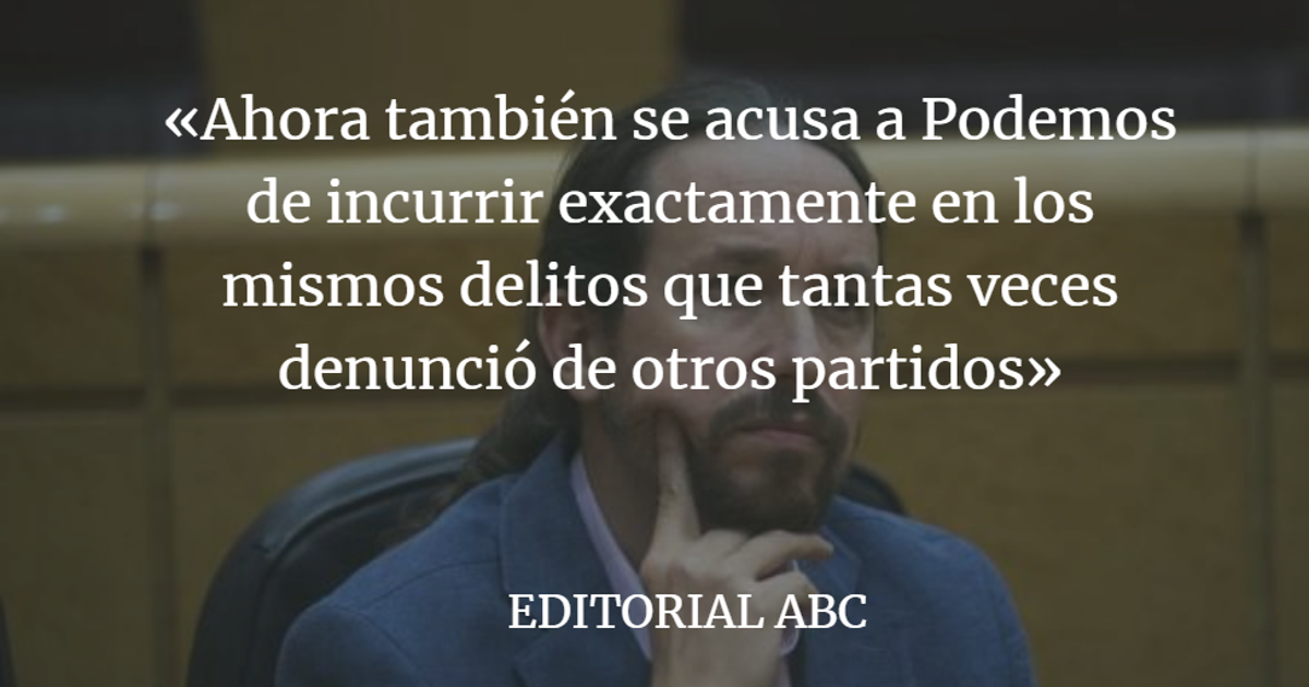 Podemos empeora su futuro penal