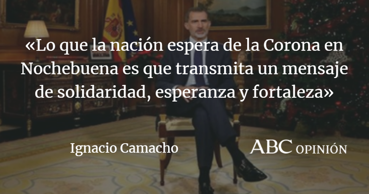 Ignacio Camacho: El Rey a la mesa