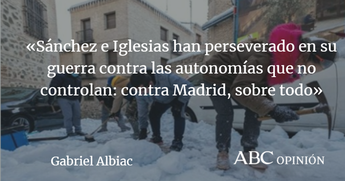 Gabriel Albiac: Con nieve y sin Estado