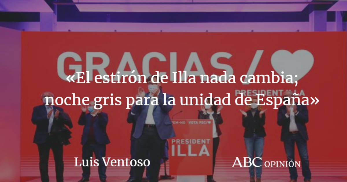 Luis Ventoso: A más jabón, más separatismo