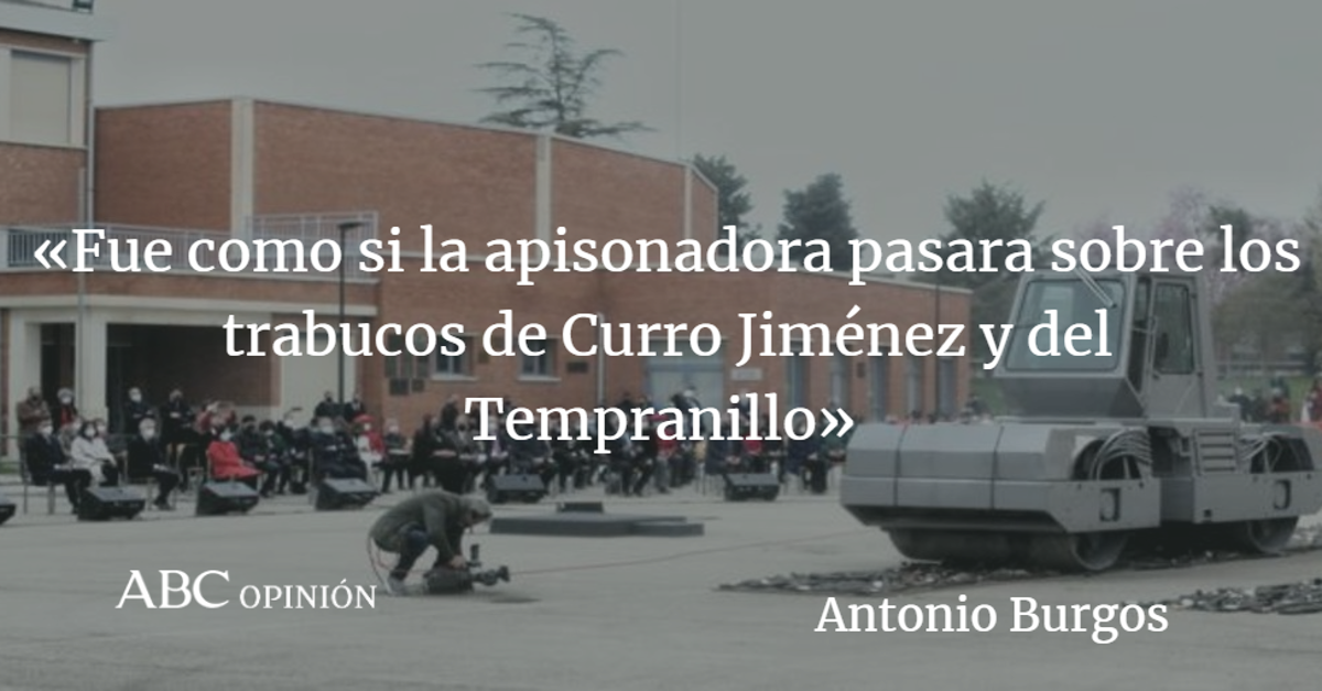 Antonio Burgos: Paripé con apisonadora