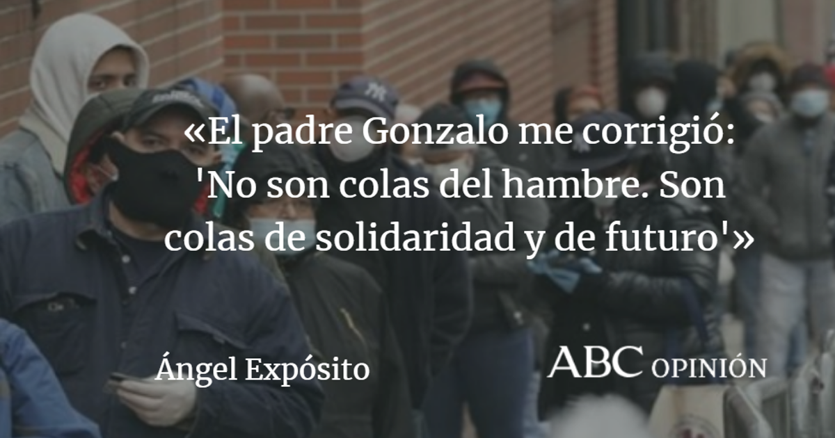 Ángel Expósito: En una cola de la esperanza