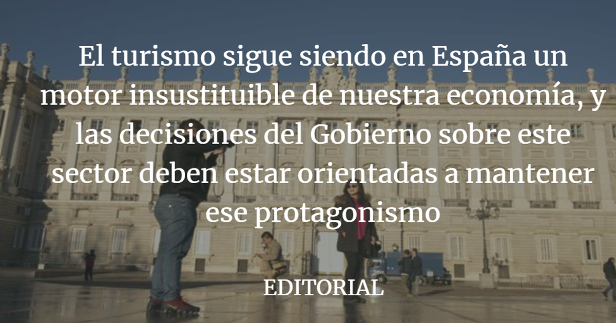 Editorial ABC: Urge recuperar el turismo