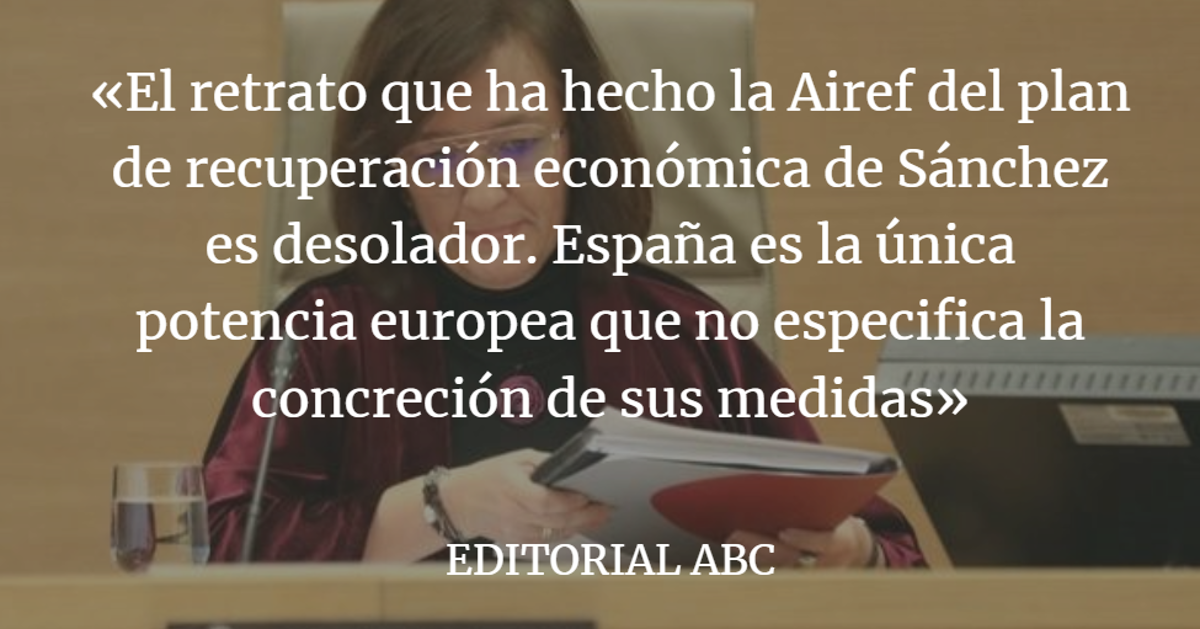 Editorial ABC: Recuperación y chapuzas