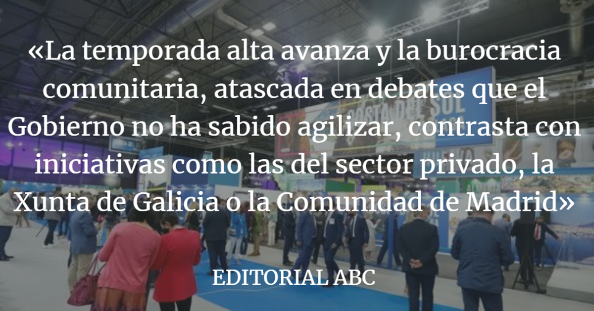 Editorial ABC: Turismo con destino a la incertidumbre