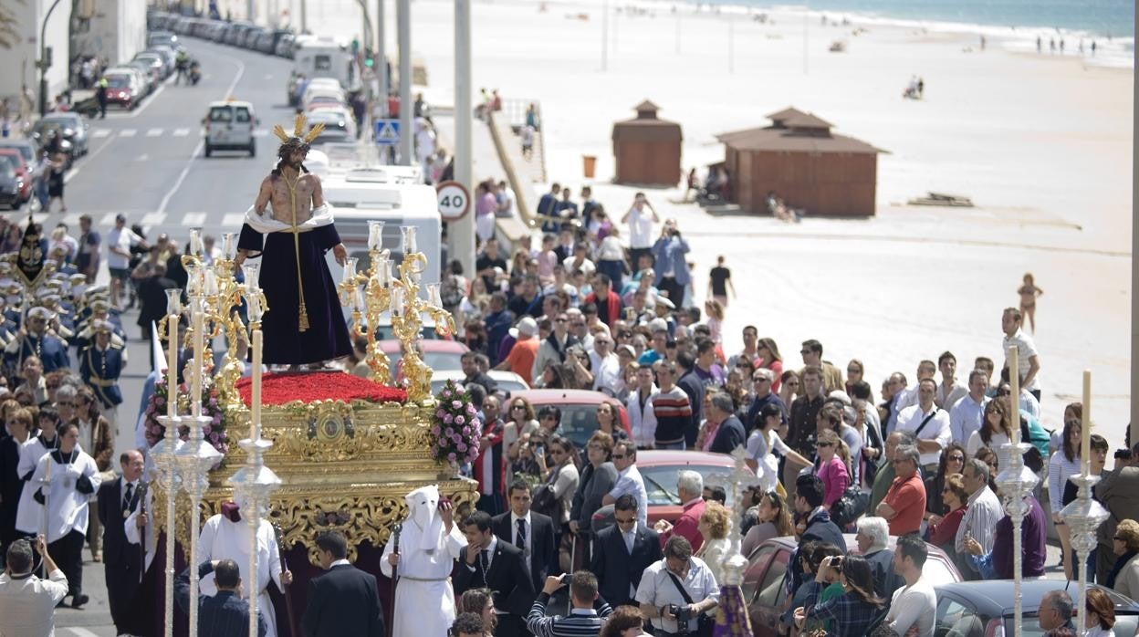 El Despojado, en 2011, con la playa de fondo