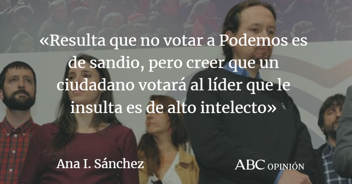 Ana I. Sánchez: De improperios y votos perdidos