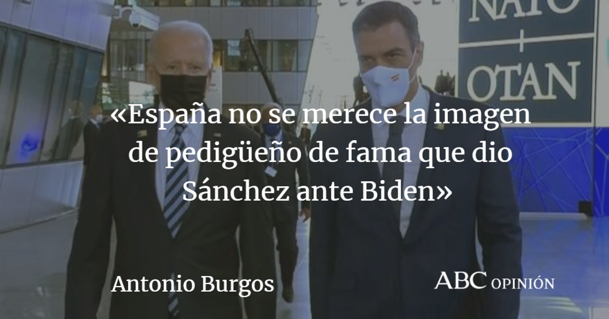 Antonio Burgos: El selfi de Sánchez