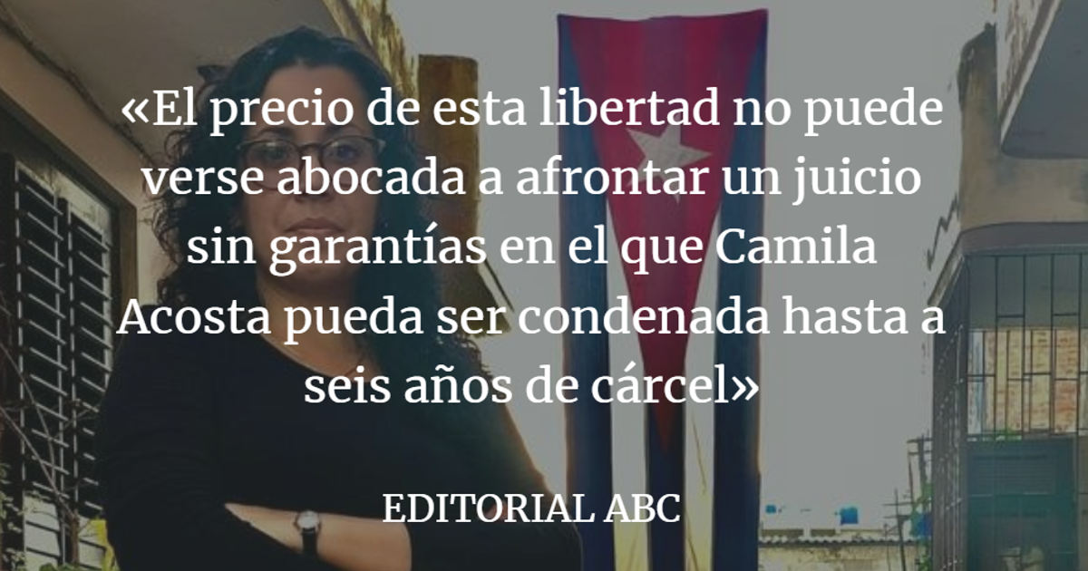 Editorial ABC: Camila Acosta queda libre, pero faltan muchos por salir