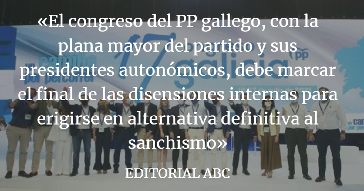 Editorial ABC: El PP se conjura contra Sánchez