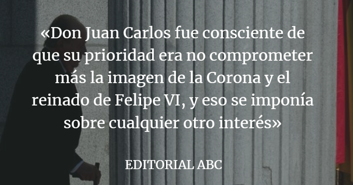 Editorial ABC: Un año fuera de España