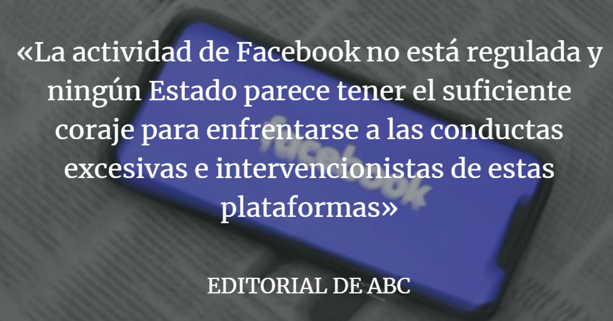 Editorial ABC: El peligro de la censura global