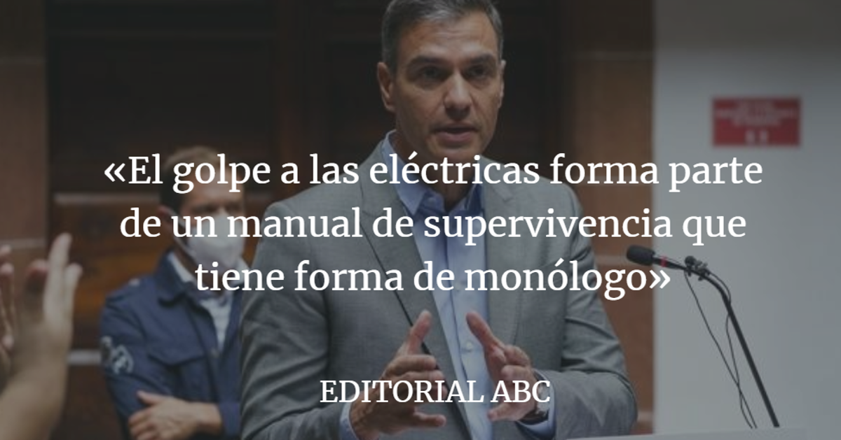 Editorial ABC: El Gobierno del diálogo solo habla con sus socios